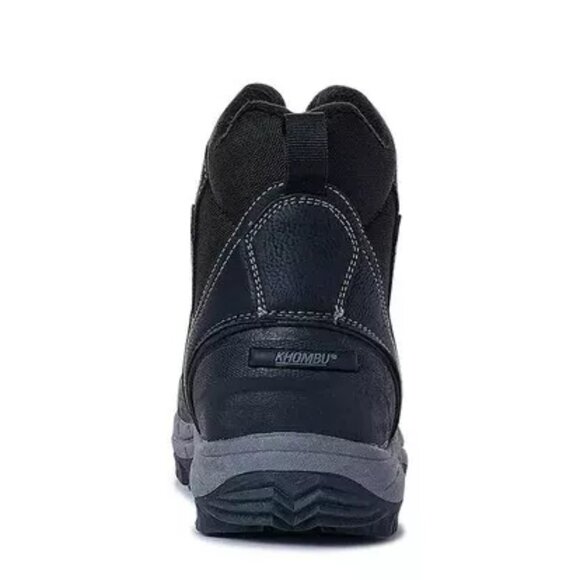 Khombu Men\'s Mason Run Waterproof Zip-up Hiker Boots Black main image 5